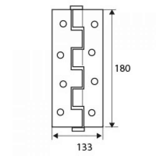 BL BISAGRA SIMPLE ACCION BS11 OR