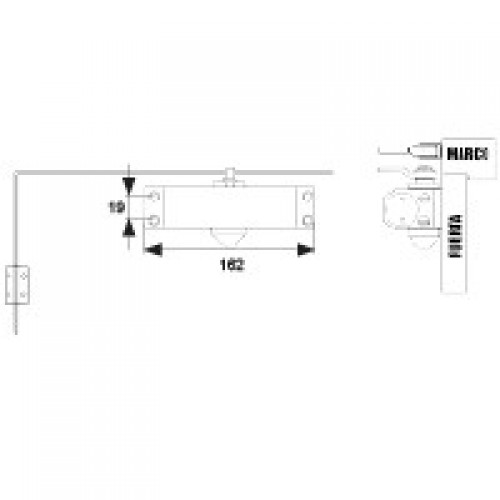 CIERRAPUERTAS S/RETENEDOR MC01-S PL