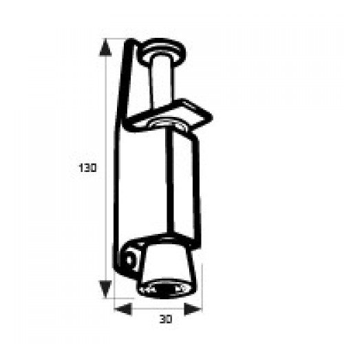 RETENEDOR PIE GDE RT03 180x30mm NE