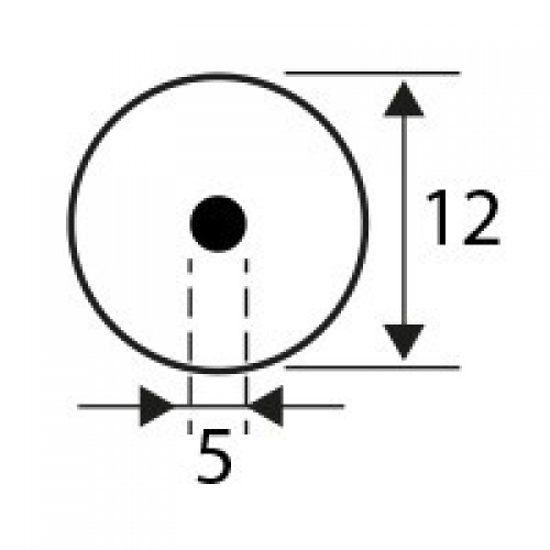TAPON PLASTICO P/TORNILLO TPN05 5mm MA