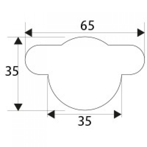 TAPON ADH P/BISAGRA TPN04 GRIS