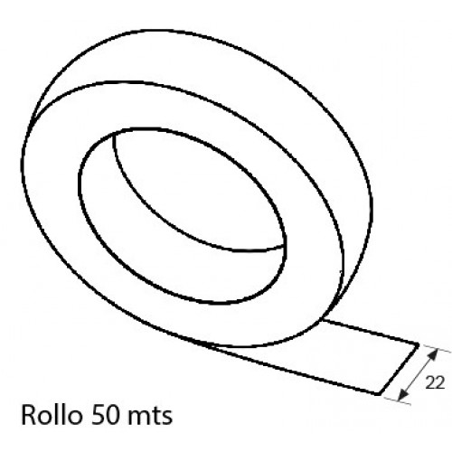 CANTO MELAMINA CAN02 22x5mts SAPELI