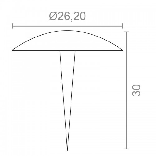 BL CLAVO REDONDO CL01 26x30mm NE