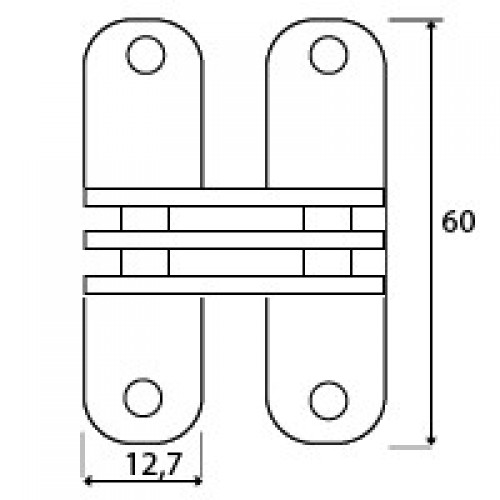 BISAGRA OCULTA BS04 60x12,7mm IN
