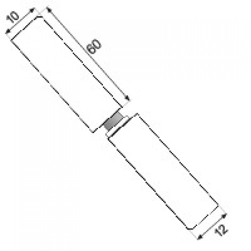 PERNIO PERFIL GOTA 695 10x60mm PU