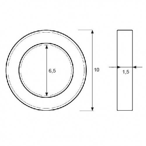 OVALILLO OV02 10x7x1,5mm LT