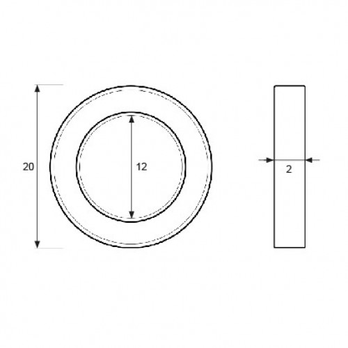 OVALILLO OV02 20x12x2mm LT