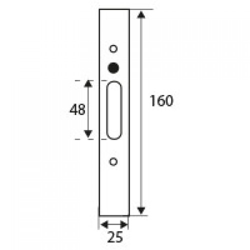 CERRADERO P/CERRADURA PICOLORO CRR03 ZN
