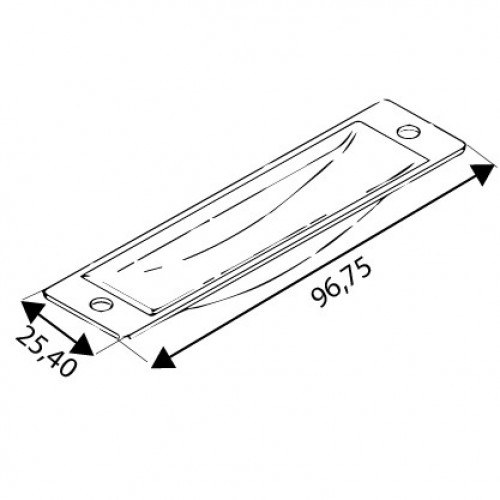 ASA CORREDERA 6862 ALUM PL