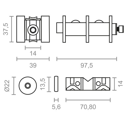 KIT RODAMIENTO REPARACION RD47 NE