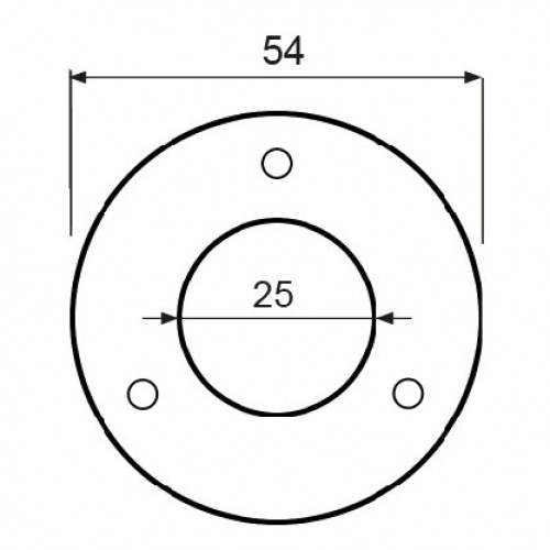 SOPORTE LATERAL STA04 25mm CB