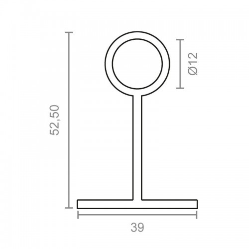 SOPORTE CENTRAL STA02 12mm NI