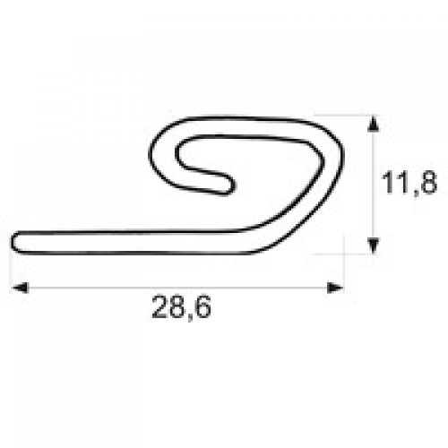 CORCHETE CORTINA CT05 BL