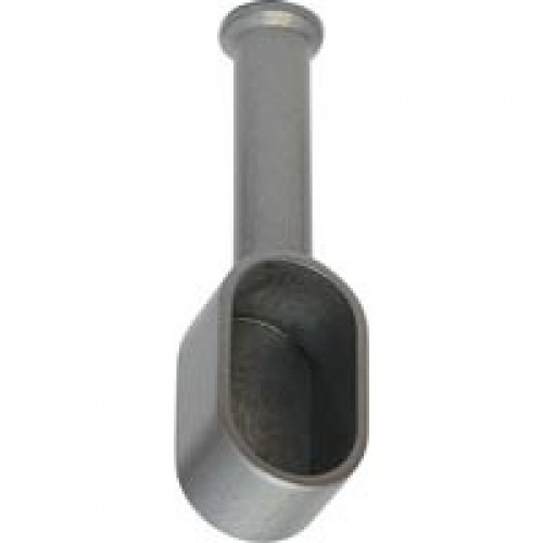 SOPORTE CERRADO TECHO OVAL STA12 30x15mm AL