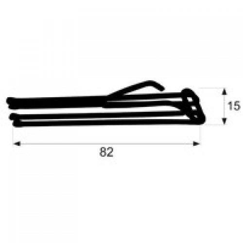 GARFIO CORTINA FRENTE CT07 ZN