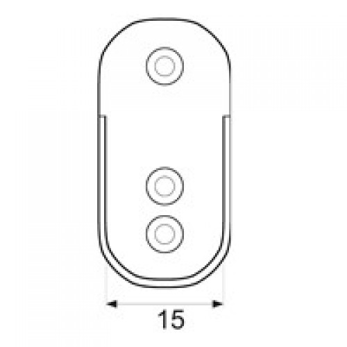 SOPORTE LATERAL OVAL STA06 AL