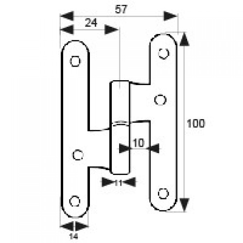 PERNIO S/R PN06 DCHA 100x57mm LTD*