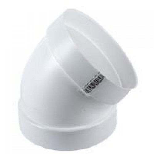 CODO 45º REDONDO VN07 100mm BL
