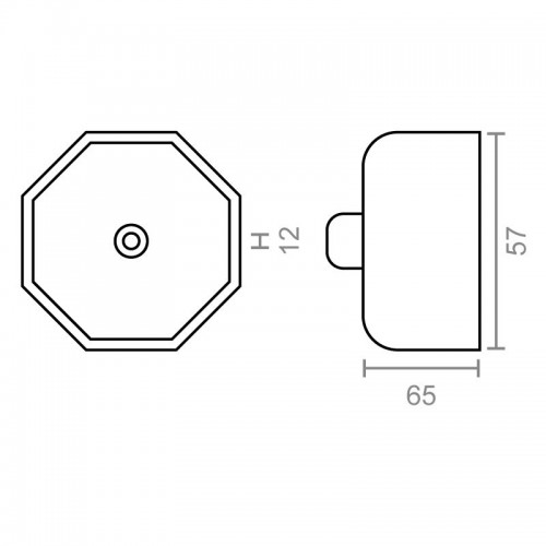 CONTERA METALICA PR20 57mm ZN