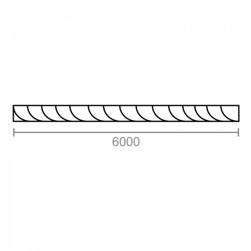 CUERDA P/TORNO PERSIANA PR17 6mts BL