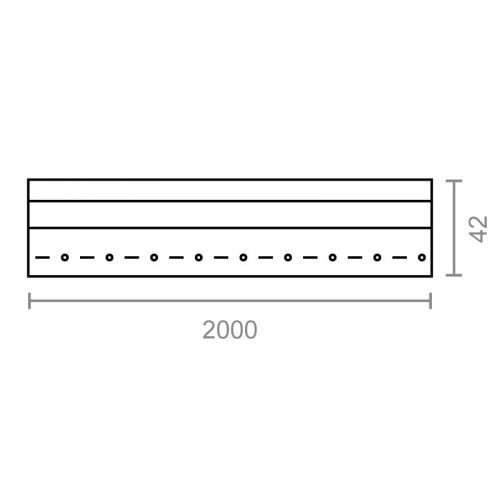 TUBO EJE OCTOGONAL PR23 42x2mts GV