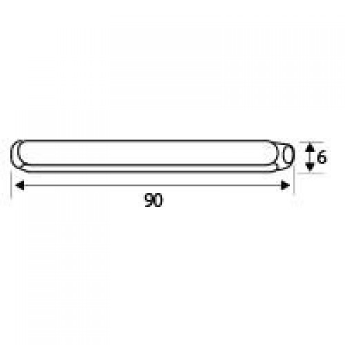 BL CUADRADILLO CDD01 6x90mm ZN