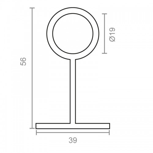 BL SOPORTE CERRADO STA03 16mm NI