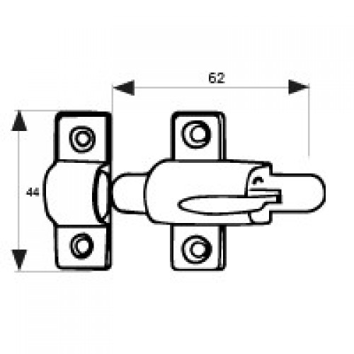 BL CIERRE VENTANA P/BAJO CV01 62x44mm LT*