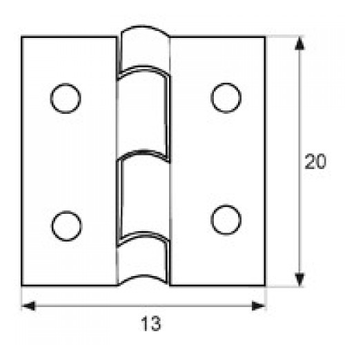 BL BISAGRA ESTUCHE BS22 13x20mm LP