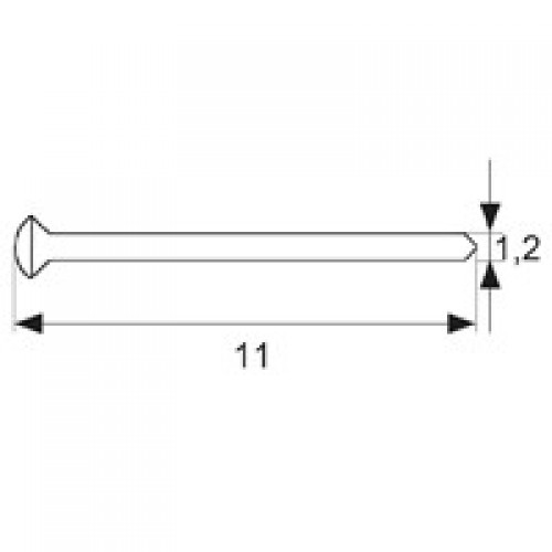BL PUNTA LATON PNT02 1,2x11mm LT