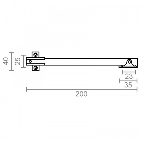 BL BISAGRA COMPAS BCP05 167mm ZN