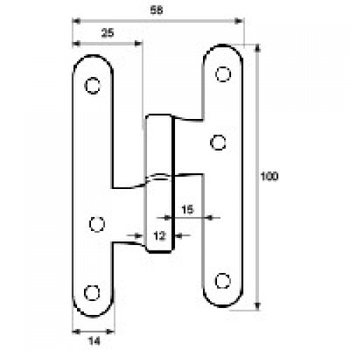 BL PERNIO S/R PN07 DCHA 100x58mm IN