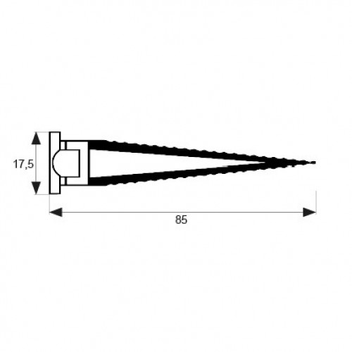 BL GARRA PRECERCO PRC03 85x17,5mm ZN