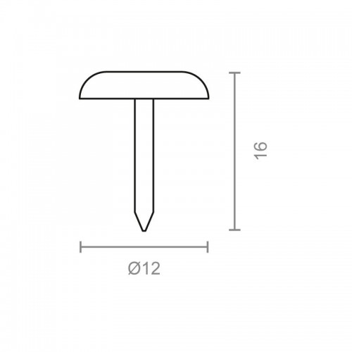BL TACHUELA PLANA TCH01 12x16mm PV