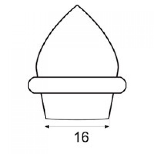 BL REMATE TUBO PIÑA CT02 16mm BL