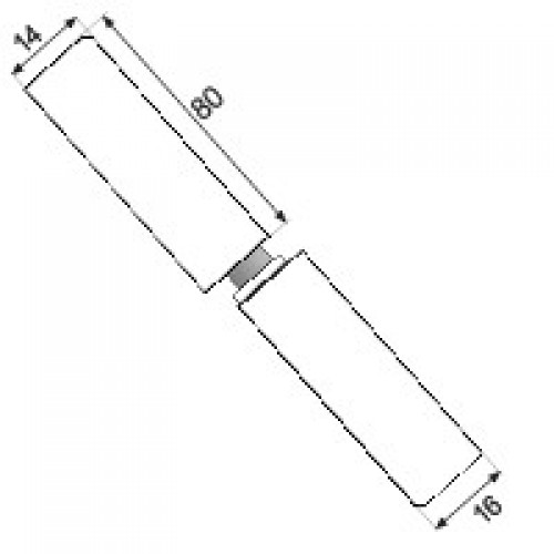 BL PERNIO PERFIL GOTA 695 14x80mm PU