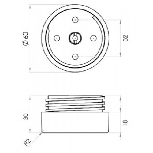 BL NIVELADOR TOP NV10 60x30mm GR