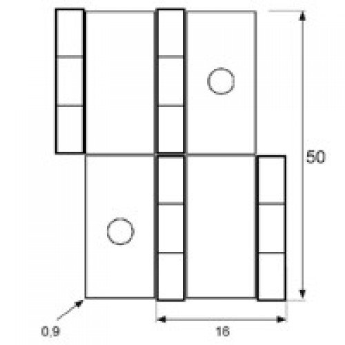 BL BISAGRA BIOMBO BS20 50x20x0,9mm LTD*