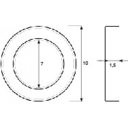 BL OVALILLO OV02 10x7x1,5mm LT