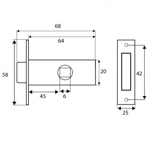 BL CONDENA PICAPORTE TUBULAR PCT04 LTD