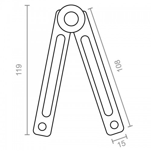 BL COMPAS CABALLETE BCP10 216x15mm ZN