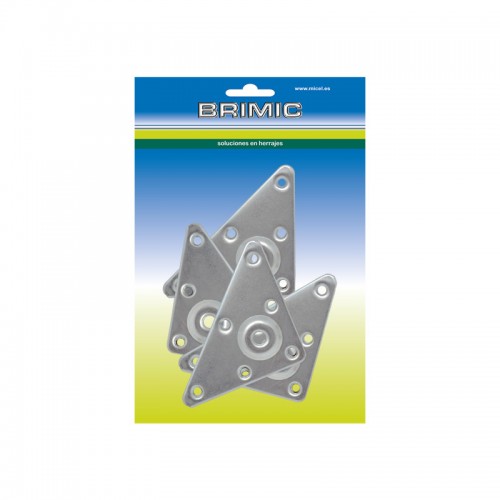BL PLACA TRIANGULO C/ROSCA PLC13 M10 ZN