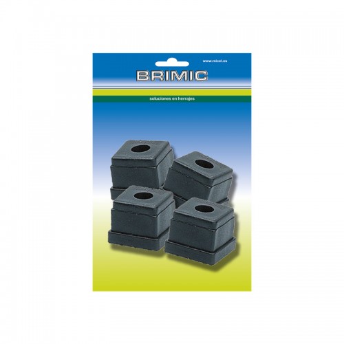 BL CONTERA CUAD C/ROSCA CNT05 M10x40x40mm NE