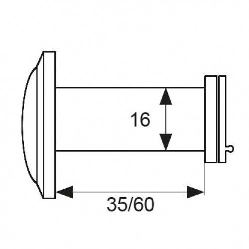 BL MIRILLA 16mm 180º MR02 35/60mm NS