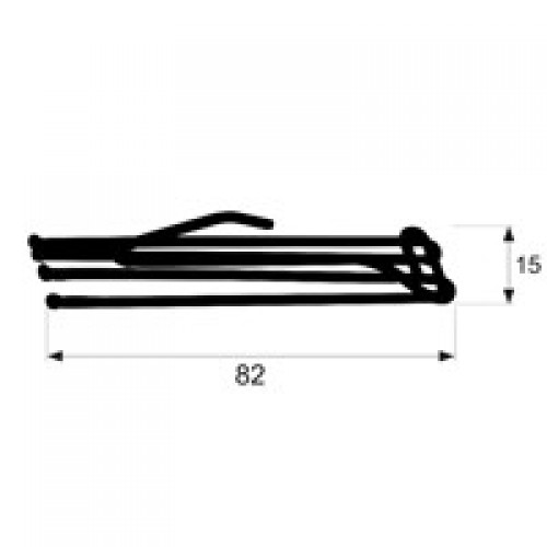 BL GARFIO CORTINA TECHO CT08 ZN