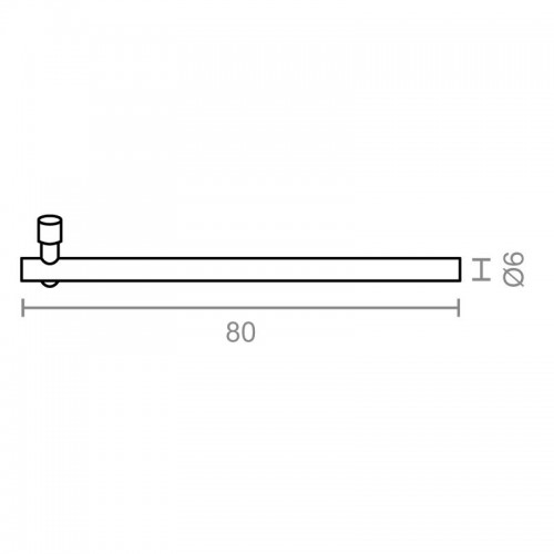 BL SEGURO PERSIANA PASADOR PR22 6x80mm BC
