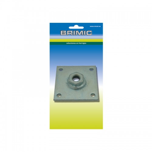BL PLACA C/TUERCA PLC12 M8x50x50mm ZN