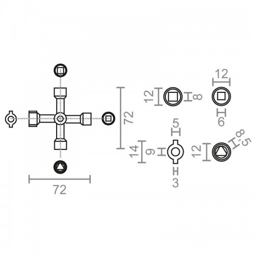BL LLAVE MULTIPLE CONTADOR LLV04 NI