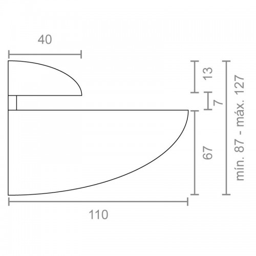 BL SOPORTE PELICANO SP07 110x87mm OR