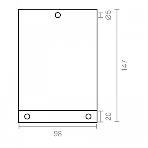BL PLACA PISA PUERTA PLP10 148x98mm IN